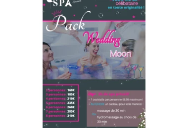 PACK WEDDING MOON - Centre Spa Avenue de Saint Quentin