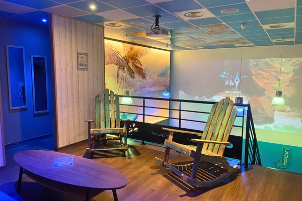 Espace de détente Hawaï chez SPA Avenue Reims